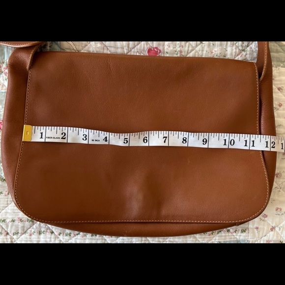 FURLA Leather Crossbody Bag/Purse Vintage Made in Italy - Picture 10 of 12